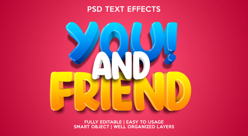 You and Friend Premium Title Design