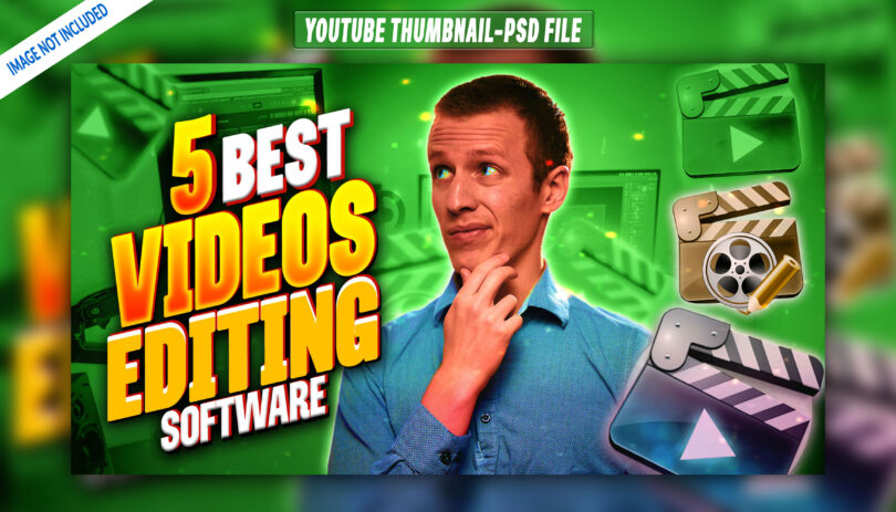 YouTube Tech Channel Premium Thumbnail PSD Templates