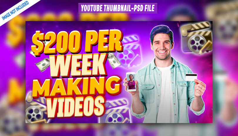 YouTube Tech Review Channel Thumbnail PSD Templates